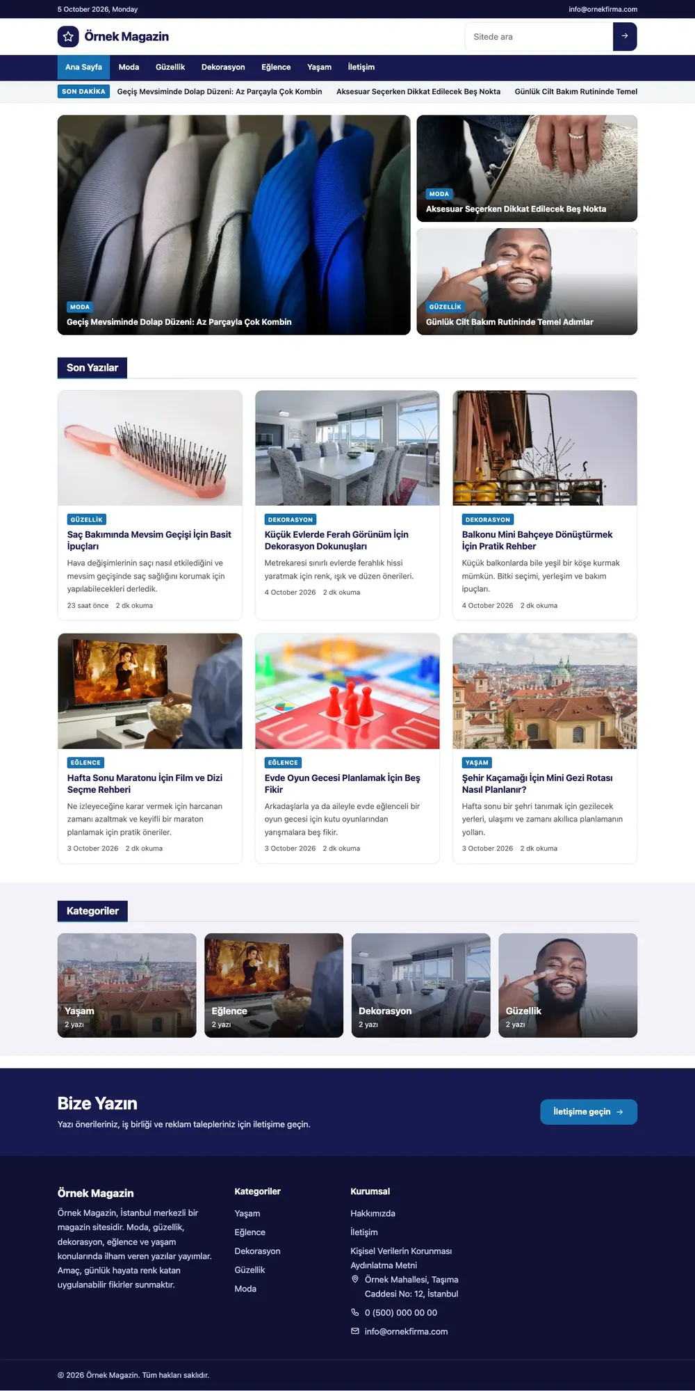 Magazin Portal Pro WordPress Teması