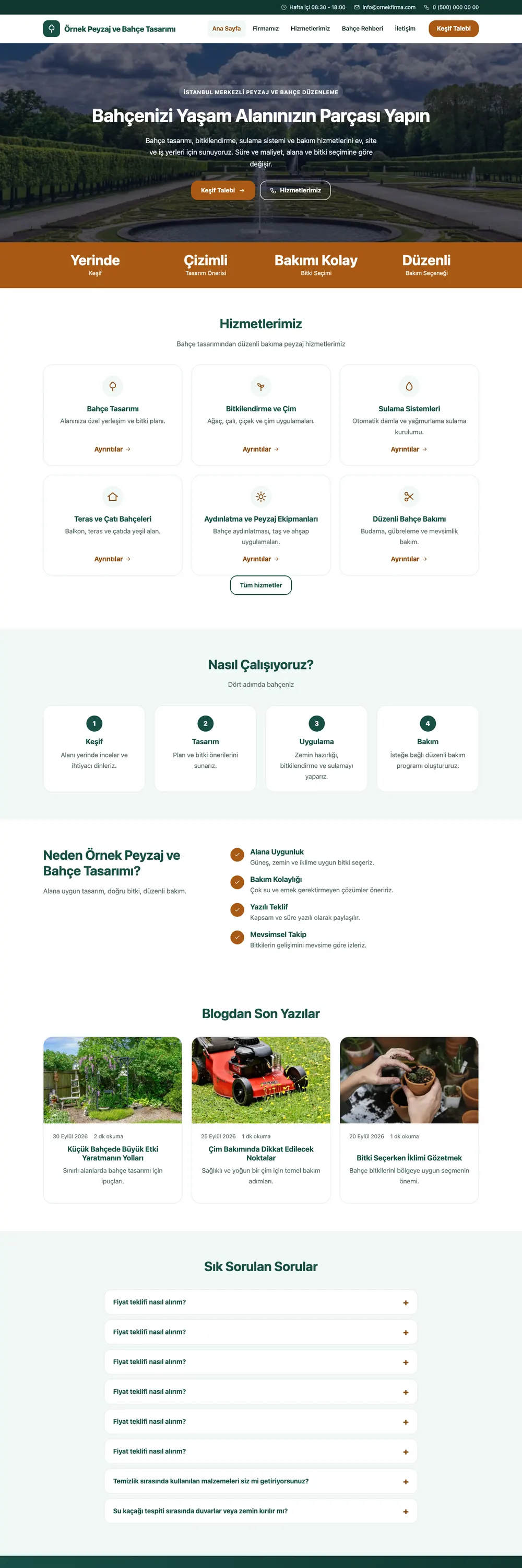 Peyzaj Pro WordPress Teması
