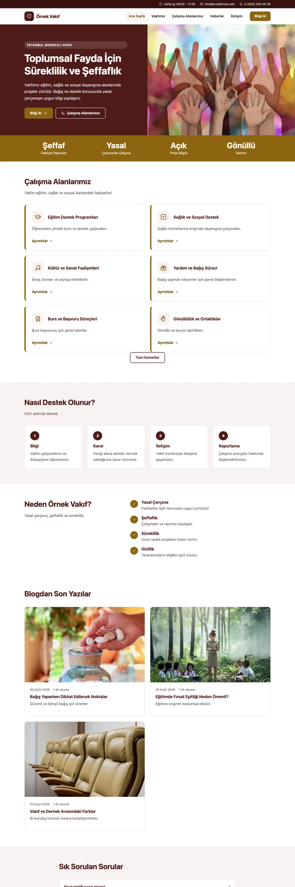 Vakıf Pro WordPress Teması