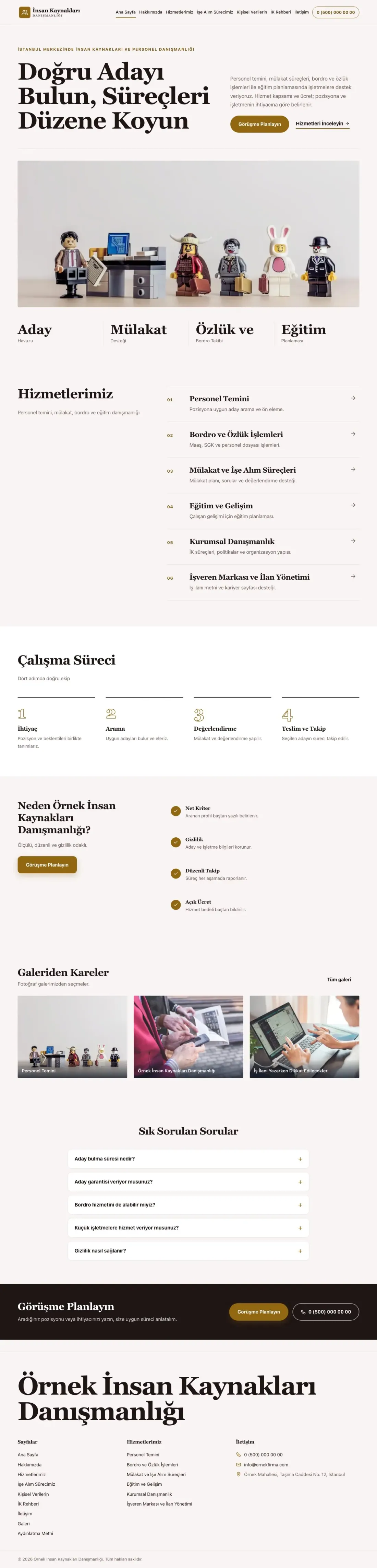 İnsan Kaynakları ve Personel Danışmanlığı için Dergi Editoryal Bordo Amber – İnsan Kaynakları ve Personel Danışmanlığı Web Sitesi ana sayfa görünümü