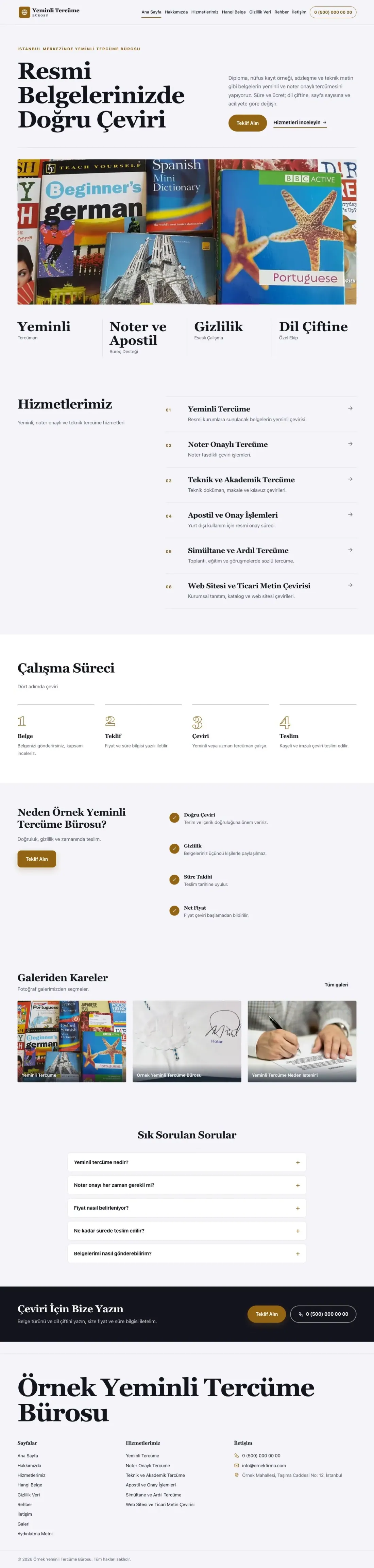 Yeminli Tercüme Bürosu için Dergi Editoryal Lacivert Turuncu II – Yeminli Tercüme Bürosu Web Sitesi ana sayfa görünümü