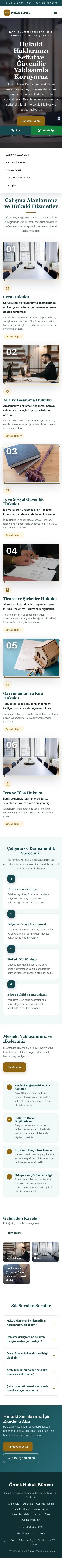 Zigzag Petrol Amber – Avukat ve Hukuk Bürosu Web Sitesi mobil görünümü