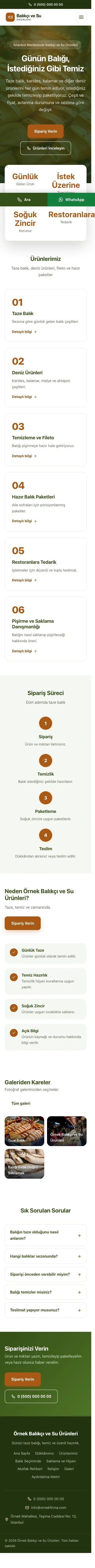 Merkez Yeşil Turuncu – Balıkçı ve Su Ürünleri Web Sitesi mobil görünümü