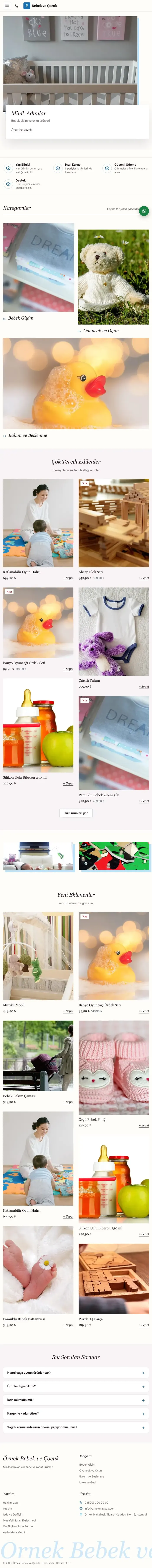 Lookbook Bordo Mavi – Bebek ve Çocuk E-ticaret Sitesi tablet görünümü