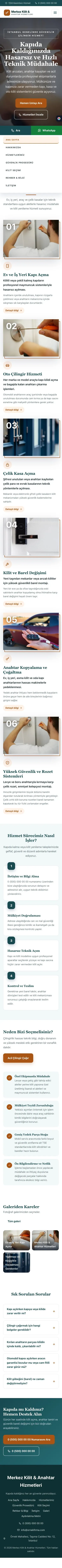 Zigzag Petrol Turuncu – Çilingir Web Sitesi mobil görünümü