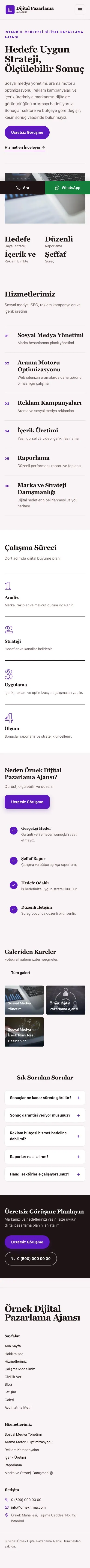 Dergi Editoryal Bordo Mor – Dijital Pazarlama Ajansı Web Sitesi mobil görünümü