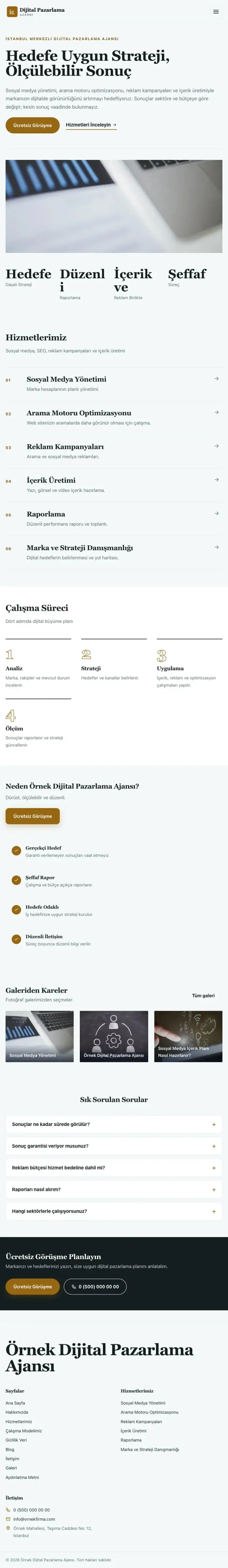 Dergi Editoryal Petrol Turuncu – Dijital Pazarlama Ajansı Web Sitesi tablet görünümü