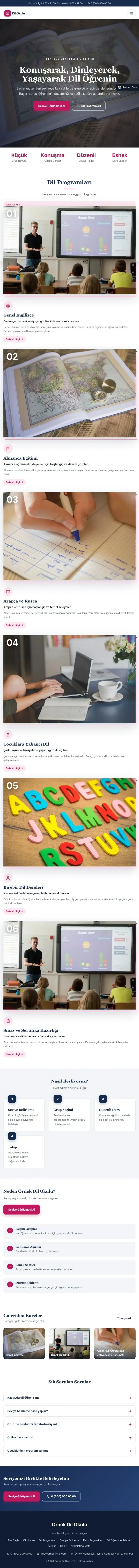 Zigzag Mavi Pembe – Dil Okulu Web Sitesi tablet görünümü