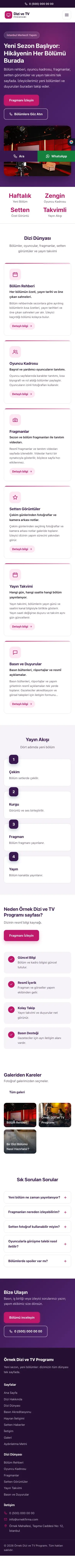 Klasik Mor Pembe – Dizi ve TV Programı Web Sitesi mobil görünümü
