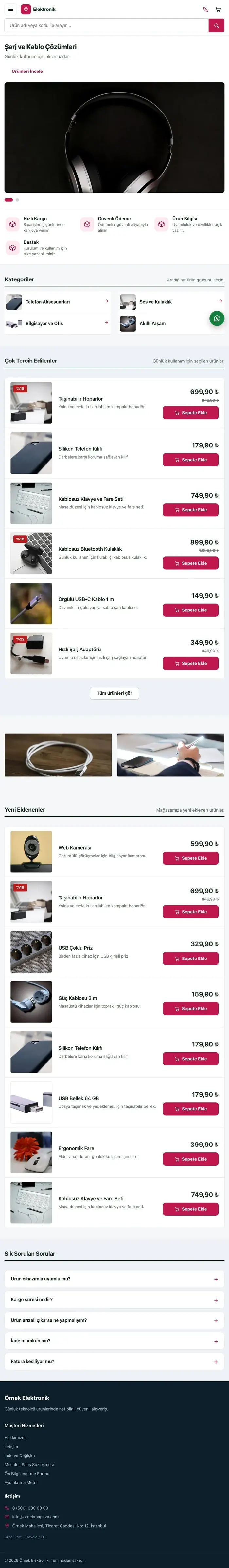 Liste Yeşil Pembe – Elektronik E-ticaret Sitesi tablet görünümü