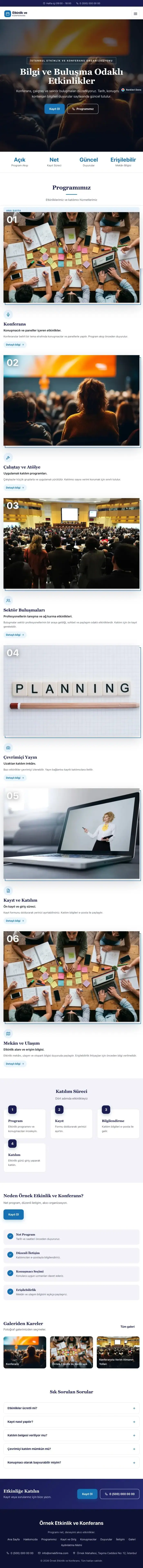 Zigzag Lacivert Mavi – Etkinlik ve Konferans Web Sitesi tablet görünümü
