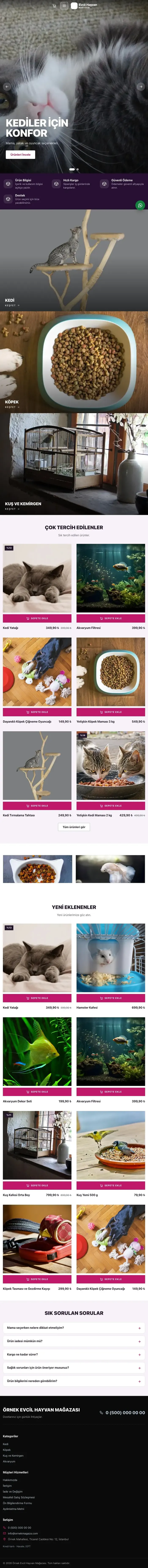 Sahne Mor Pembe – Evcil Hayvan Ürünleri E-ticaret Sitesi tablet görünümü