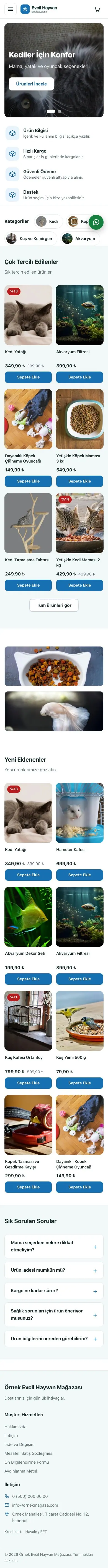 Yan Menü Petrol Mavi – Evcil Hayvan Ürünleri E-ticaret Sitesi mobil görünümü
