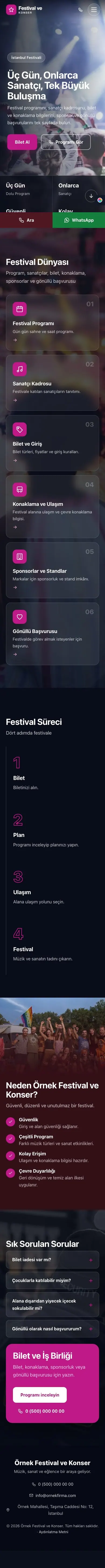 Tam Ekran Bordo Pembe – Festival ve Konser Web Sitesi mobil görünümü