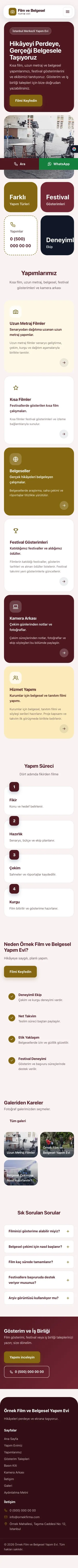 Mozaik Bordo Amber – Film ve Belgesel Tanıtımı Web Sitesi mobil görünümü