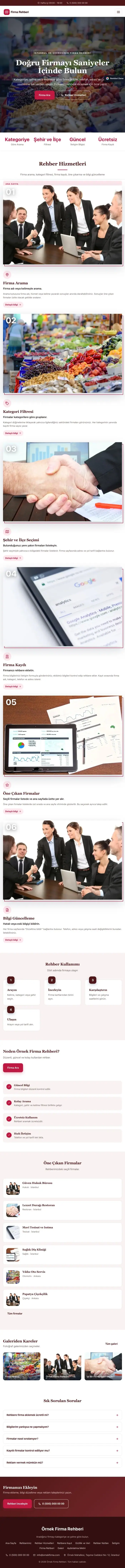 Zigzag Bordo Kırmızı – Firma Rehberi Web Sitesi tablet görünümü
