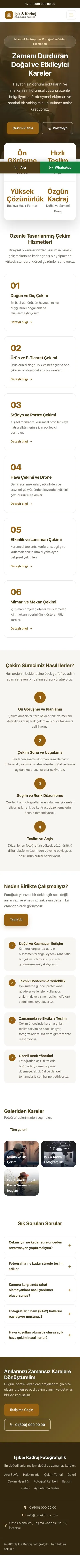 Merkez Kahve Turuncu – Fotoğrafçı Web Sitesi mobil görünümü