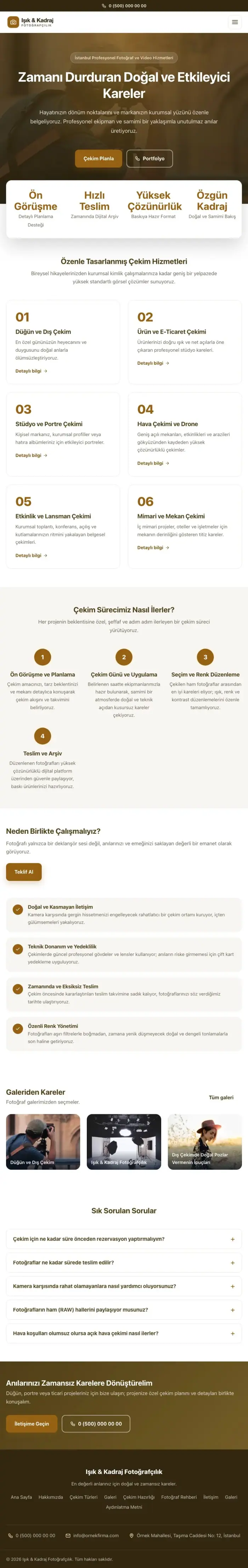 Merkez Kahve Turuncu – Fotoğrafçı Web Sitesi tablet görünümü