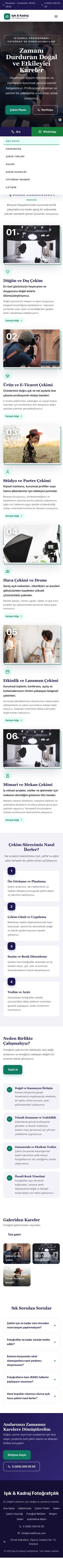 Zigzag Lacivert Turkuaz – Fotoğrafçı Web Sitesi mobil görünümü