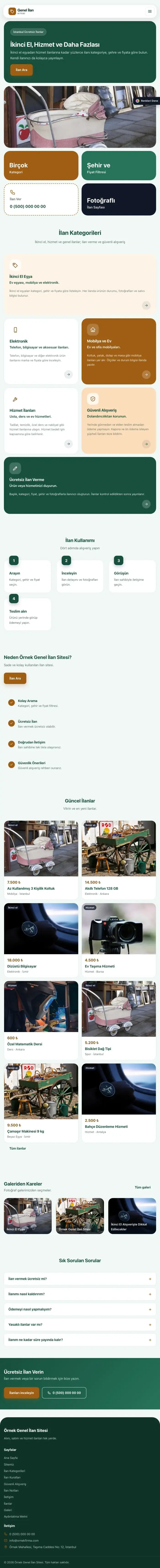 Mozaik Petrol Turuncu – Genel İlan Sitesi Web Sitesi tablet görünümü