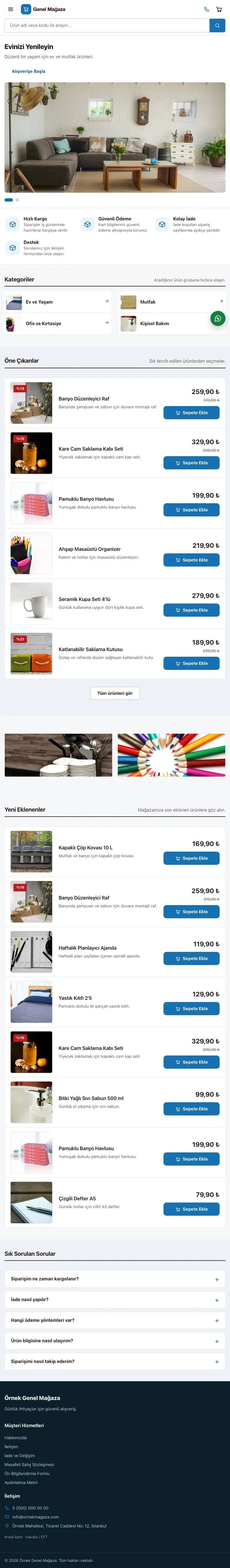 Liste Bordo Mavi – Genel Mağaza E-ticaret Sitesi tablet görünümü