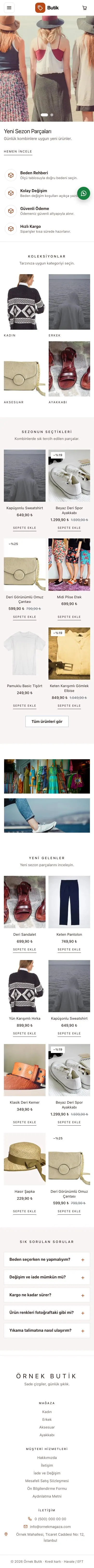 Galeri Bordo Turuncu – Giyim ve Butik E-ticaret Sitesi mobil görünümü