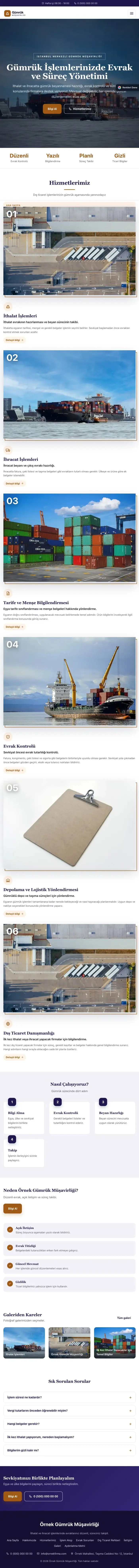 Zigzag Lacivert Turuncu – Gümrük Müşavirliği Web Sitesi tablet görünümü