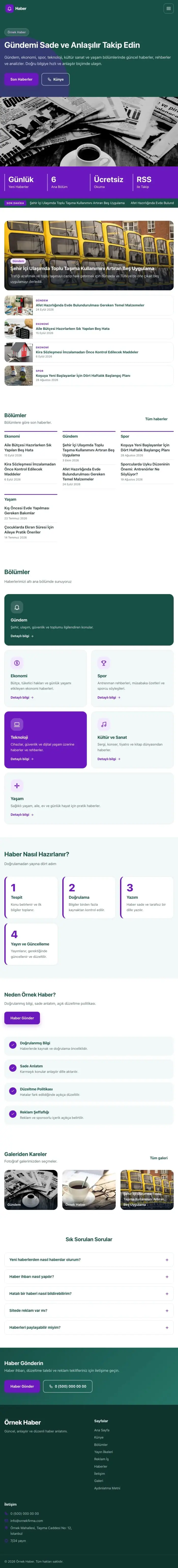 Blok Petrol Mor – Haber Sitesi Web Sitesi tablet görünümü