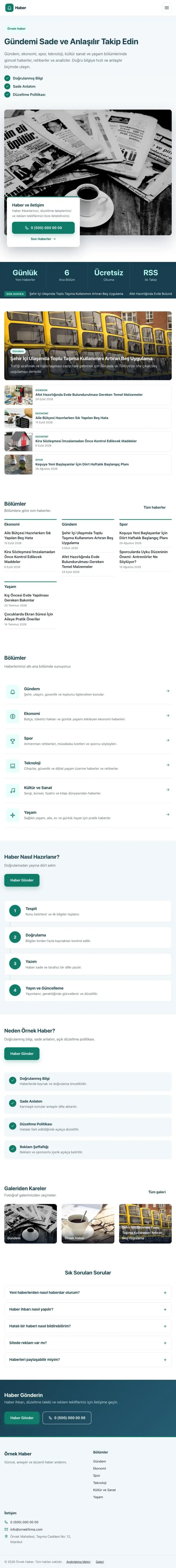 Bölünmüş Mavi Turkuaz – Haber Sitesi Web Sitesi tablet görünümü