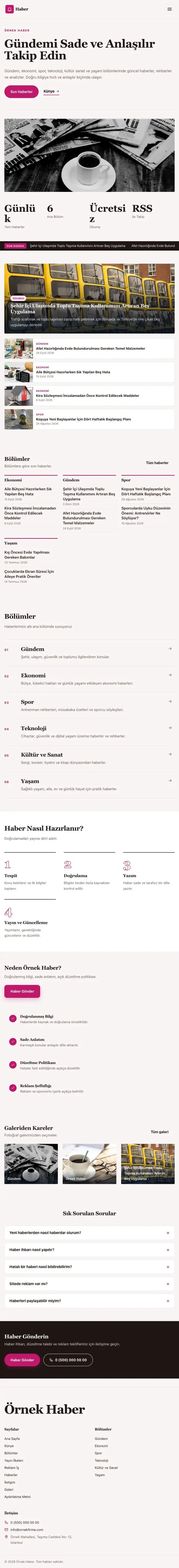 Dergi Editoryal Bordo Pembe – Haber Sitesi Web Sitesi tablet görünümü