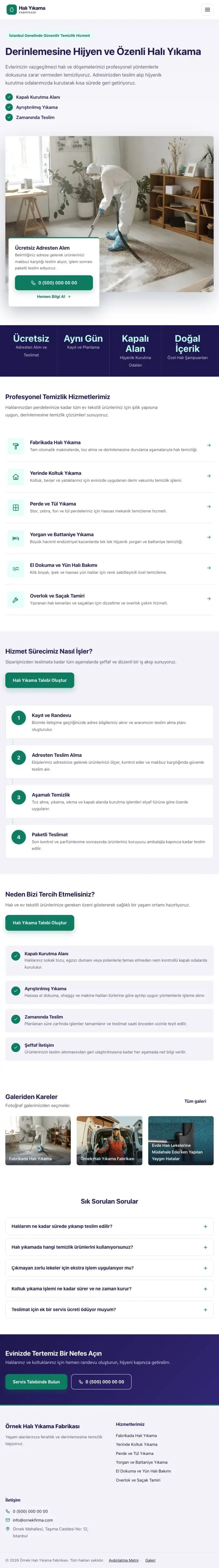 Bölünmüş Lacivert Turkuaz – Halı Yıkama Web Sitesi tablet görünümü