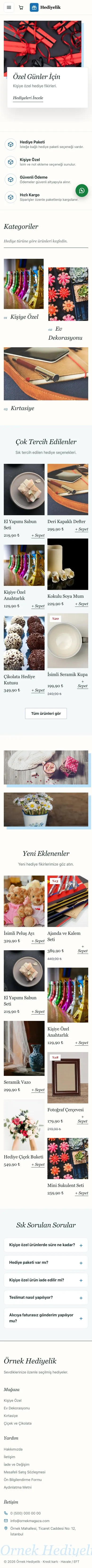 Lookbook Petrol Mavi – Hediyelik E-ticaret Sitesi mobil görünümü