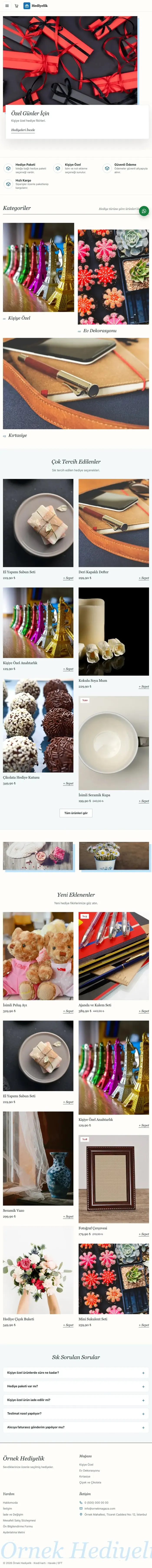 Lookbook Petrol Mavi – Hediyelik E-ticaret Sitesi tablet görünümü