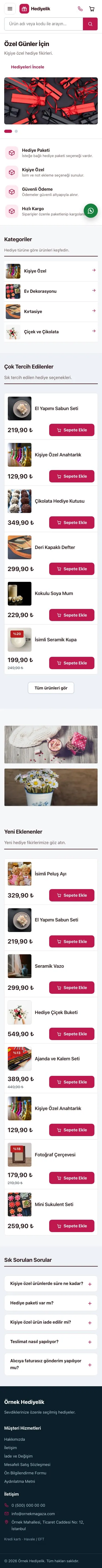 Liste Bordo Pembe – Hediyelik E-ticaret Sitesi mobil görünümü