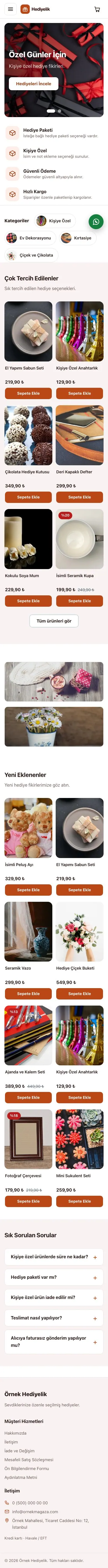 Yan Menü Bordo Turuncu – Hediyelik E-ticaret Sitesi mobil görünümü