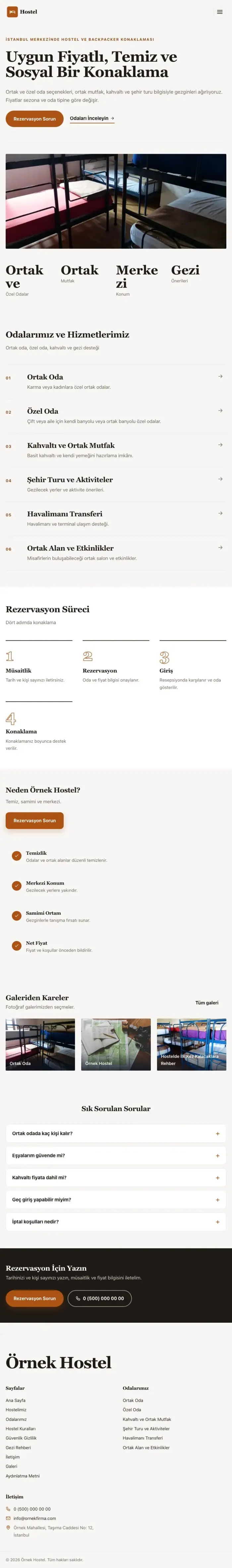 Dergi Editoryal Kahve Turuncu – Hostel ve Backpacker Web Sitesi tablet görünümü