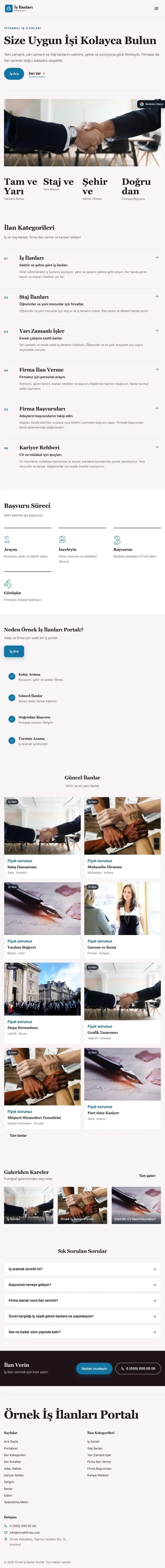 Dergi Editoryal Bordo Mavi – İş İlanları ve Kariyer Portalı Web Sitesi tablet görünümü