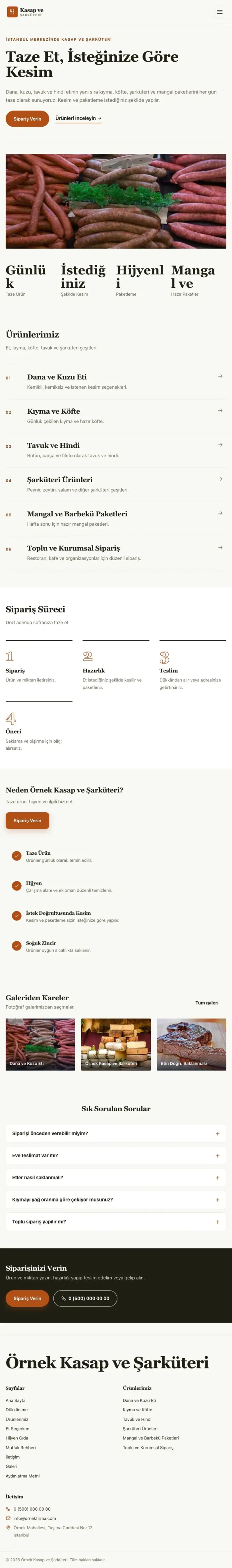 Dergi Editoryal Zeytin Turuncu – Kasap ve Şarküteri Web Sitesi tablet görünümü