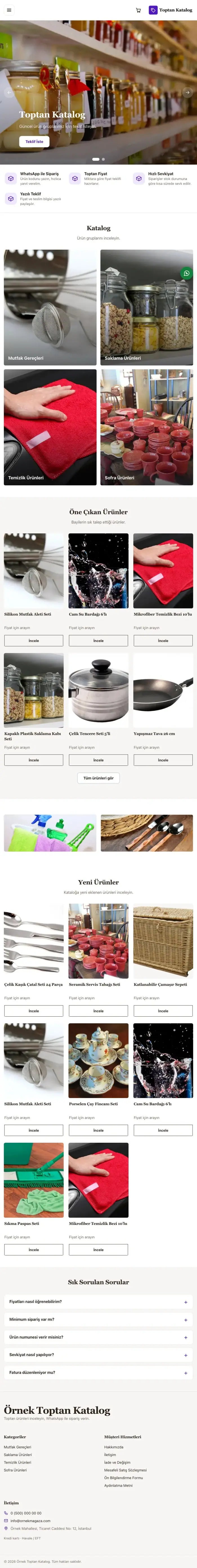Butik Kahve Mor – Katalog Sitesi tablet görünümü