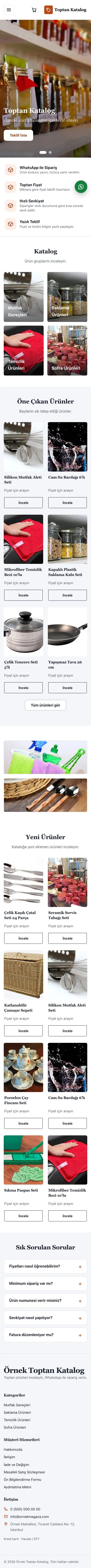 Butik Mavi Turuncu – Katalog Sitesi mobil görünümü