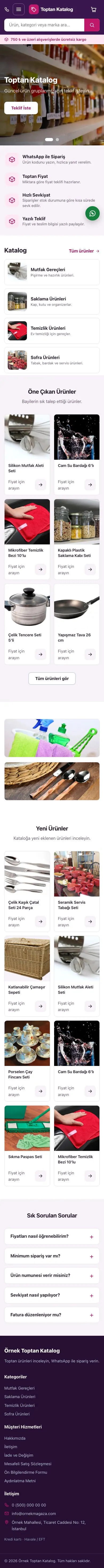 Market Mor Pembe – Katalog Sitesi mobil görünümü