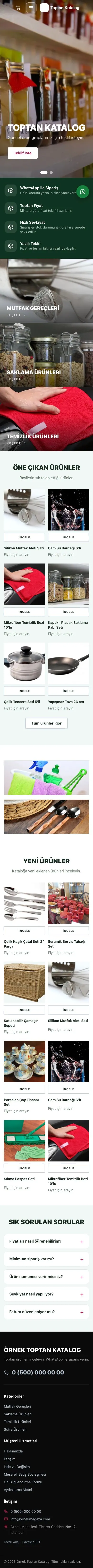 Sahne Yeşil Pembe – Katalog Sitesi mobil görünümü