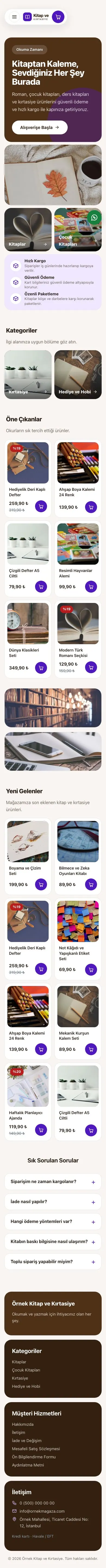 Bento Kahve Mor – Kitap ve Kırtasiye Mağazası E-ticaret Sitesi mobil görünümü