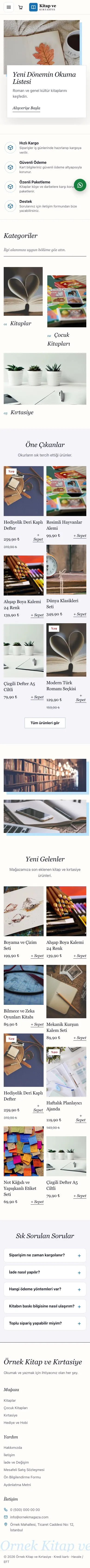 Lookbook Lacivert Mavi – Kitap ve Kırtasiye Mağazası E-ticaret Sitesi mobil görünümü