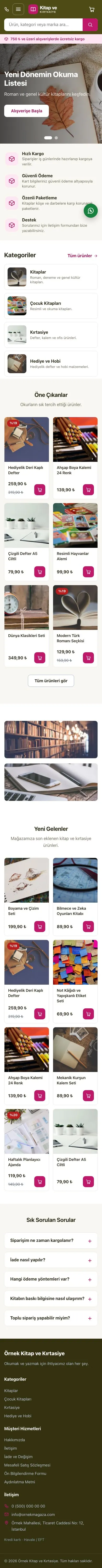 Market Zeytin Pembe – Kitap ve Kırtasiye Mağazası E-ticaret Sitesi mobil görünümü