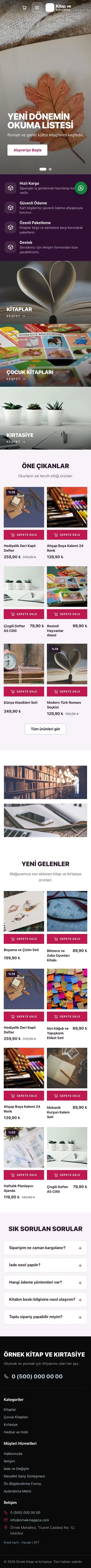 Sahne Mor Pembe – Kitap ve Kırtasiye Mağazası E-ticaret Sitesi mobil görünümü