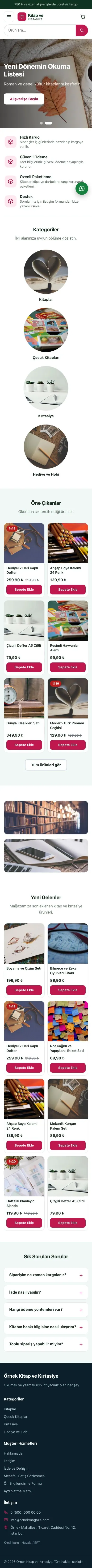 Vitrin Yeşil Pembe – Kitap ve Kırtasiye Mağazası E-ticaret Sitesi mobil görünümü