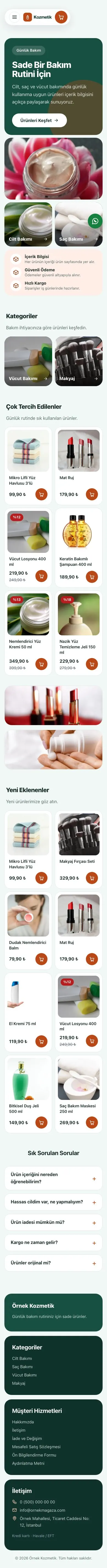 Bento Petrol Turuncu – Kozmetik E-ticaret Sitesi mobil görünümü