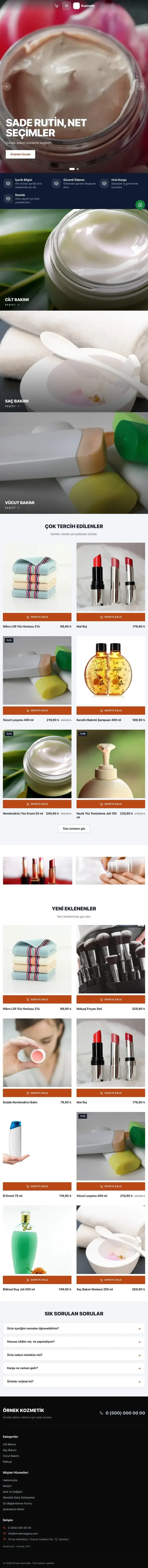 Sahne Mavi Turuncu – Kozmetik E-ticaret Sitesi tablet görünümü