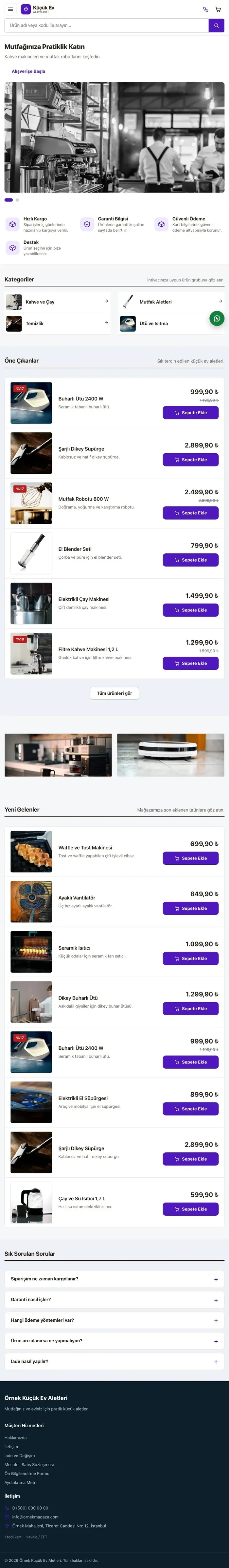 Liste Kahve Mor – Küçük Ev Aletleri Mağazası E-ticaret Sitesi tablet görünümü